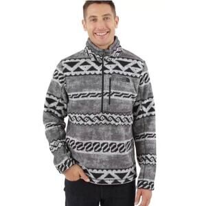 The North Face Men's Novelty Gordon Lyons 1/4 Zip in Monument Aztec Print NWOT L